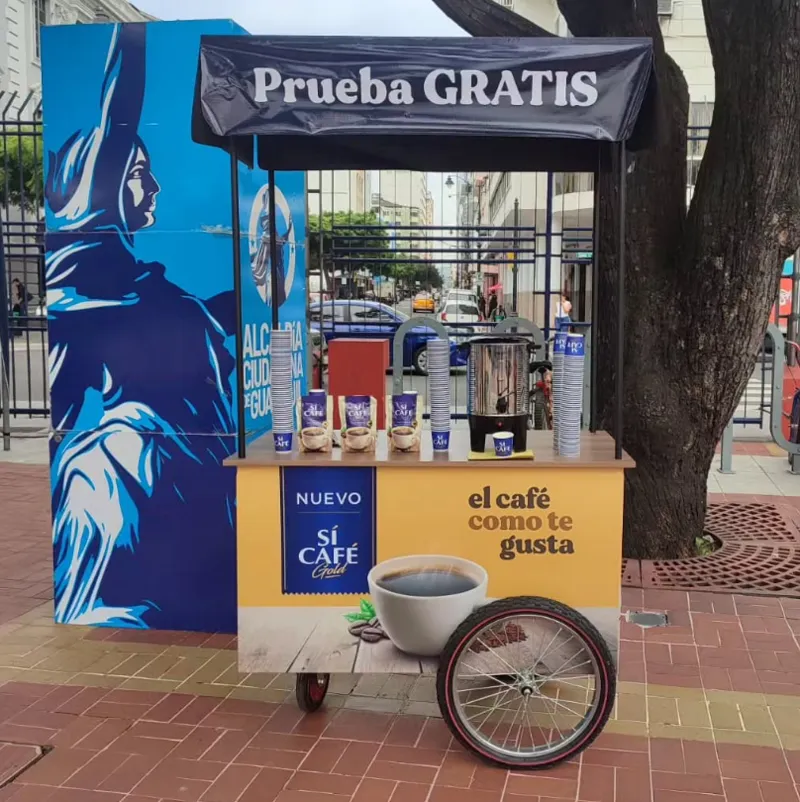 Carrito de degustación de Sicafé