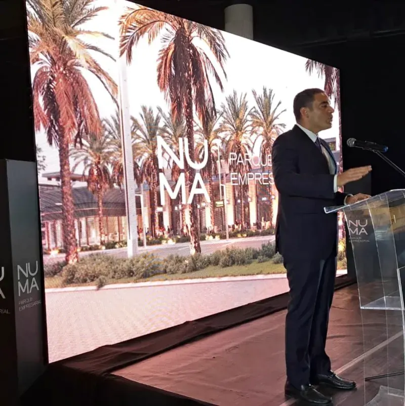 Orador en el lanzamiento del proyecto inmobiliario NUMA