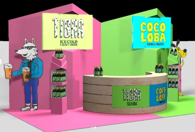 Render de diseño de Tigra & Cocoloba