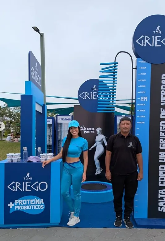 Stand de El Griego en el parque Bicentenario
